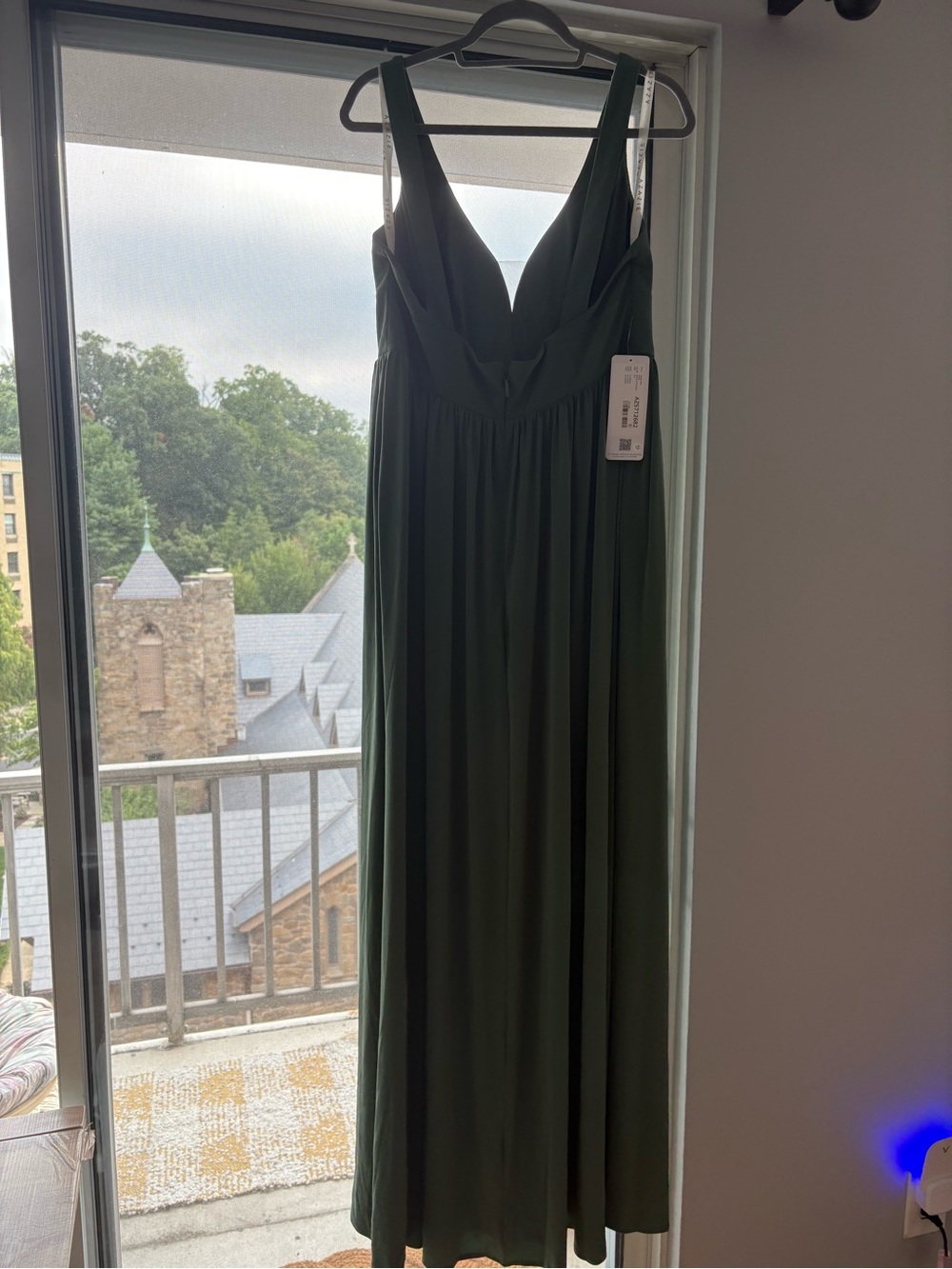 Azazie Eucalyptus Green Dress